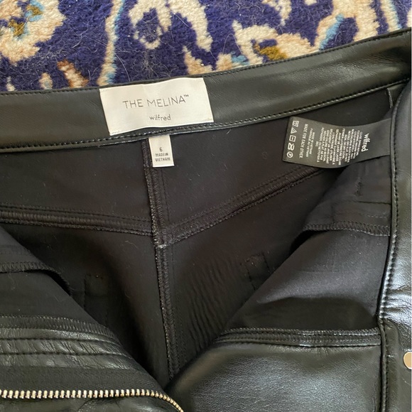 Aritzia Leather Pants - Picture 3 of 4